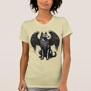 T-shirt Ailes goétiques de Glasya, Cœur Féroce