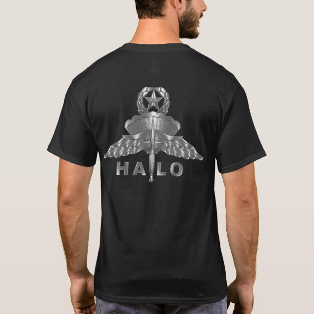 T-shirt Ailes High Altitude Low Opening (HALO)  (Dos)
