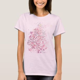 T-shirt Ailes roses