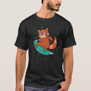 T-shirt Ailuridae surfeur Ours Chat Panda roux