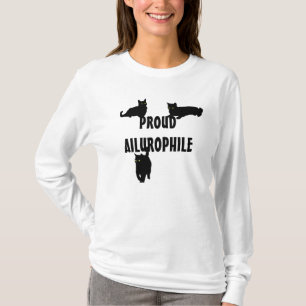 T-shirt Ailurophile fier (amoureux des chats)
