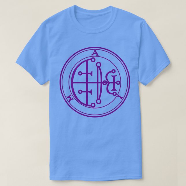 T-shirt Aim Sigil Augmente Onex27s Intellect Violet (Design devant)