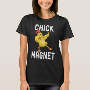 T-shirt Aimant à Filles  Pâques Mignon Bébé Poulet Dabbing
