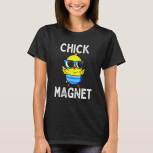 T-shirt Aimant à poulettes Pâques Mignon bébé poulet Enf