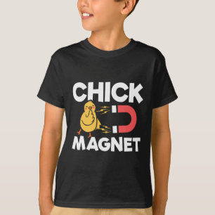 T-shirt Aimant à Poussins Blague de Pâques Amusante Jeu de