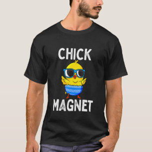 T-shirt Aimant à Poussins de Pâques Bébé Poulet Mignon Enf