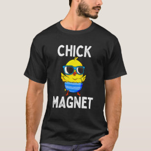 T-shirt Aimant à Poussins Funny Pâques Mignon Bébé Poulet