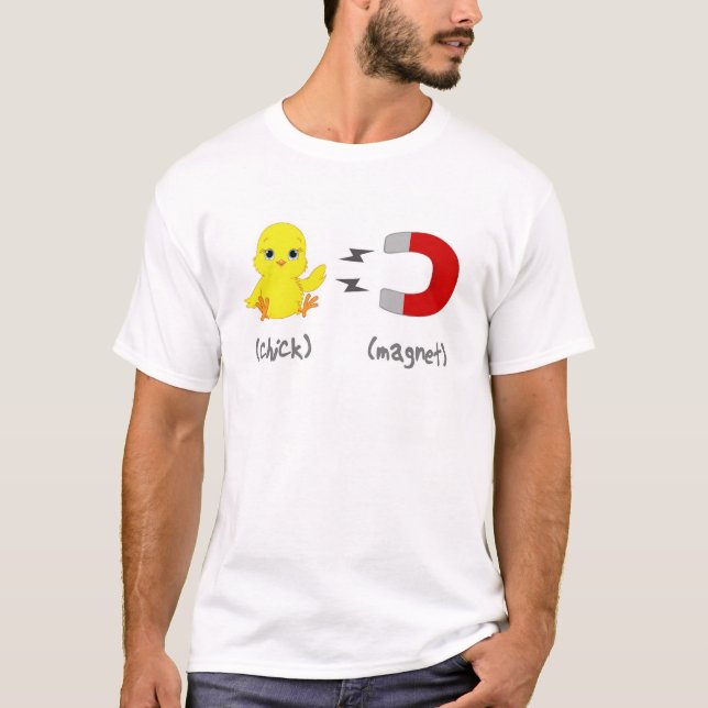 T-shirt Aimant de poussin (Devant)