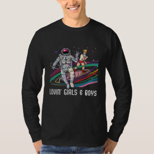 T-shirt Aimant les filles et les garçons Marche de la fier