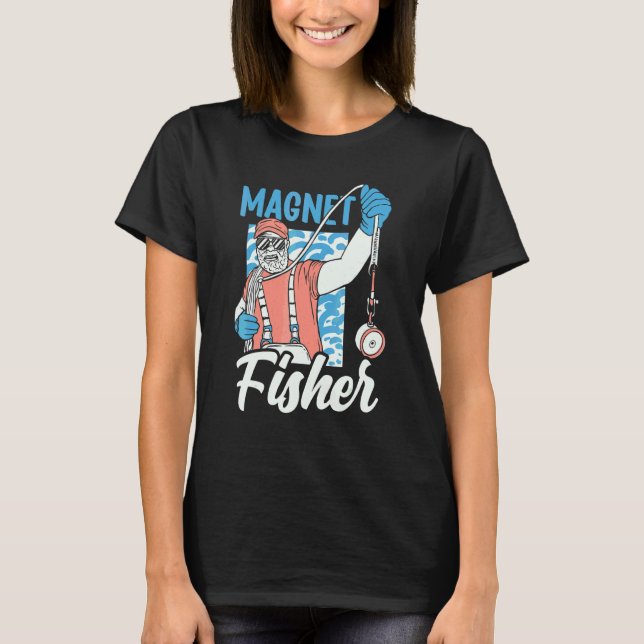 T-shirt Aimant Pêcheur Aimants Pêcheur Pêche (Devant)