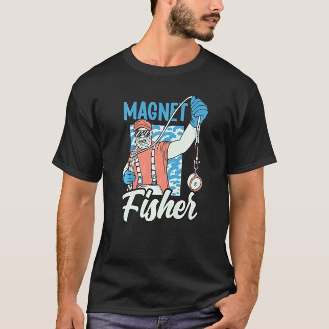T-shirt Aimant Pêcheur Aimants Pêcheur Pêche (Devant)