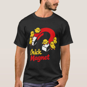 T-shirt Aimant Poussin de Pâques Blague de Poulet Drôle Gr