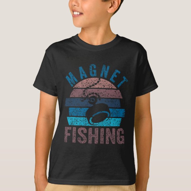 T-shirt Aimants de pêche à l'aimant Pêcheur Pêcheur  (Devant)