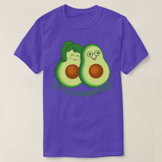T-shirt Aime Avocuddle happy Avocado Avocado (Design devant)