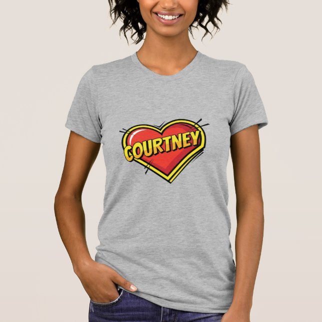 T-shirt Aime Courtney (Devant)