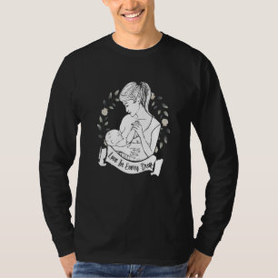 T-shirt Aime Dans Chaque Goutte Maman Floral Boho Allaitem