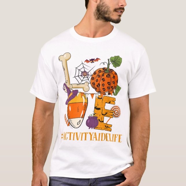 T-shirt Aime Halloween (Devant)