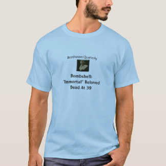 T-shirt aimé immortel d'humour de Beethoven