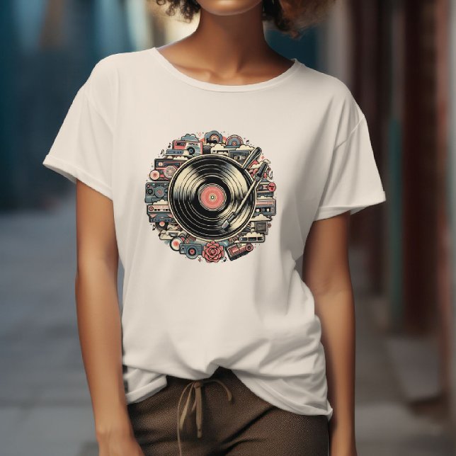 T-shirt Aime la musique (Créateur téléchargé)