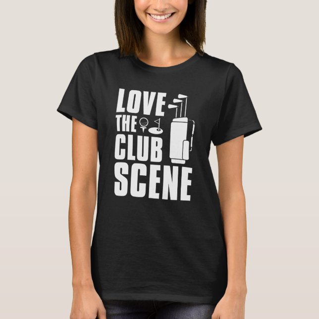 T-shirt Aime la scène club (Devant)