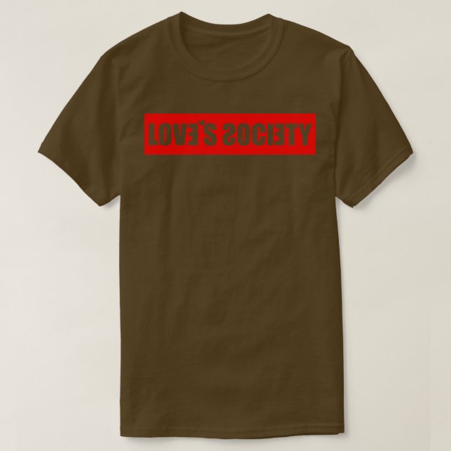 T-shirt Aime la société (Design devant)