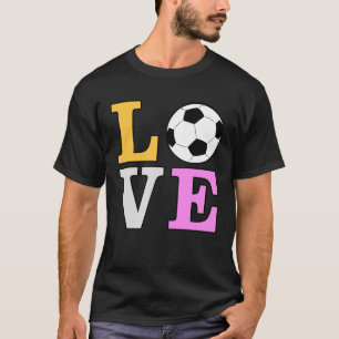 T-shirt Aime le football - Version colorée 2