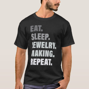 T-shirt Aime Le Processus Répété Manger La Bijouterie Du S