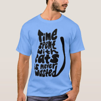 T-shirt aime les chats rétro