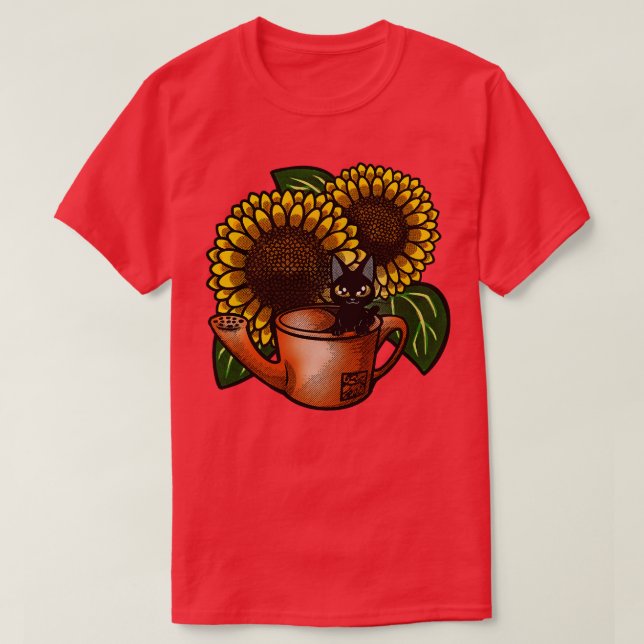 T-shirt Aime les tournesols (Design devant)