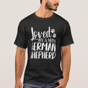 T-shirt Aimé par un mini chiot de berger allemand Drôle de