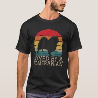 T-shirt Aimé par un Poméranien