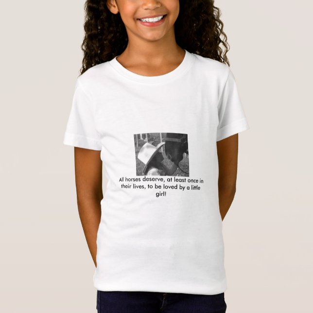 T-Shirt Aimé par une petite fille (Devant)