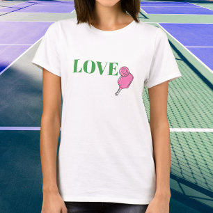 T-shirt AIME Pickleball / Vert AIME avec Balle de Pagaie R