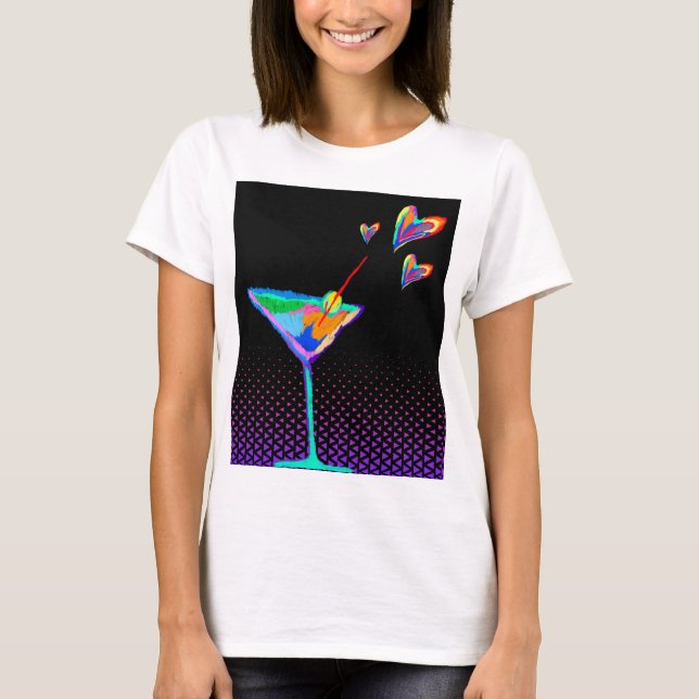 T-SHIRT AIME UN VERRE (Devant)