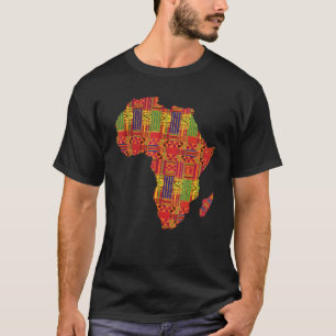 T-shirt Aimer Afrique Carte des terres africaines Fierté H