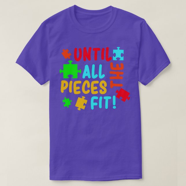 T-shirt Aimer Aidez Support Acceptez Être Autisme Aime (Design devant)