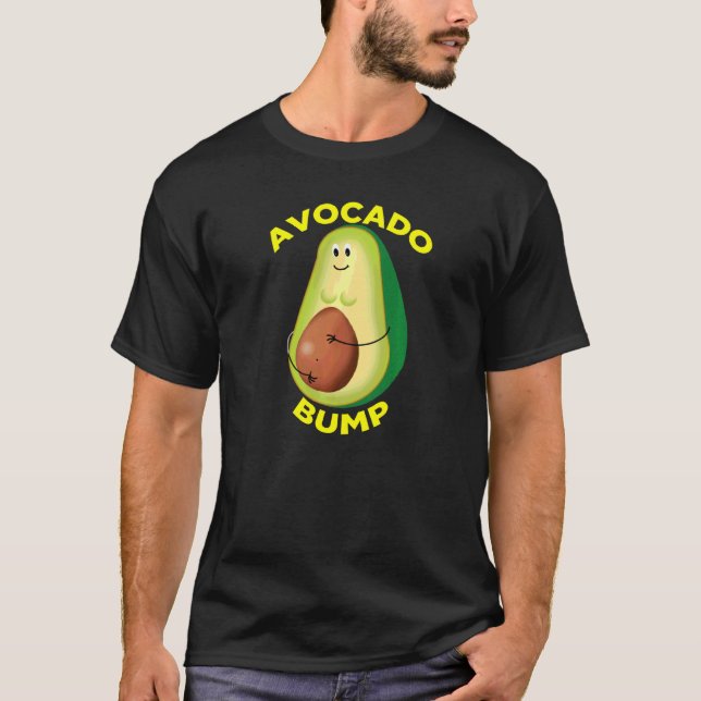 T-shirt Aimer Avocados Et Aimer Être Enceinte Frappée W (Devant)