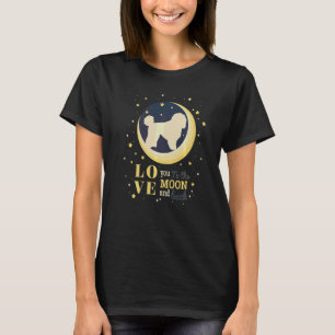 T-shirt Aimer Bichon Frisé À La Lune