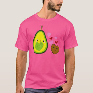 T-shirt Aimer coeur Avocado