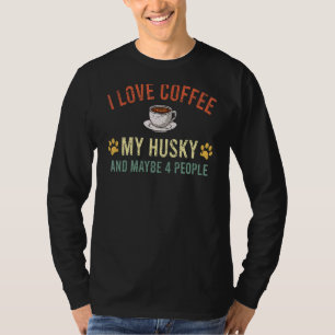 T-shirt Aimer Coffee Mug Chien Propriétaire Caffeine Cappu