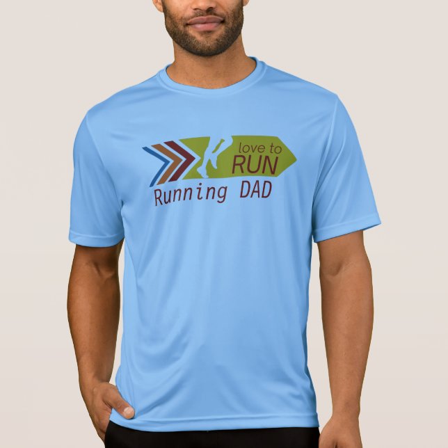T-shirt Aimer courir un cadeau de sport pour coureur papa (Devant)