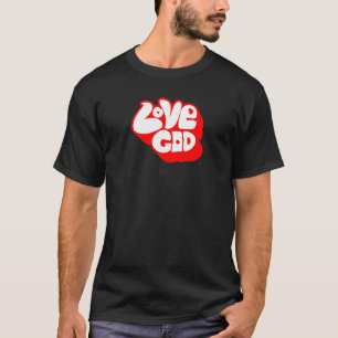 T-shirt Aimer Dieu Et Dieu Aimera Retour Type Rétro Graphi