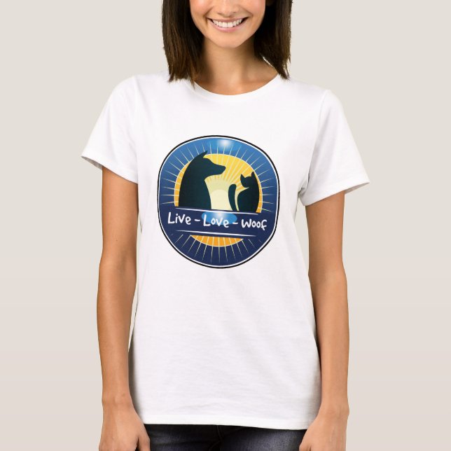 T-shirt aimer en vie (Devant)