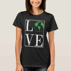 T-shirt Aimer Environnement Nature Planète Terre