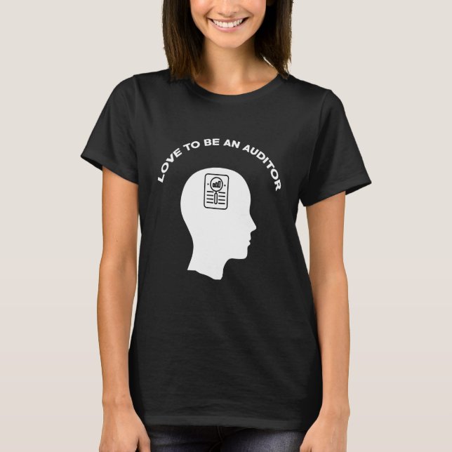T-shirt Aimer Être Audi Comptable Auditeur Et (Devant)