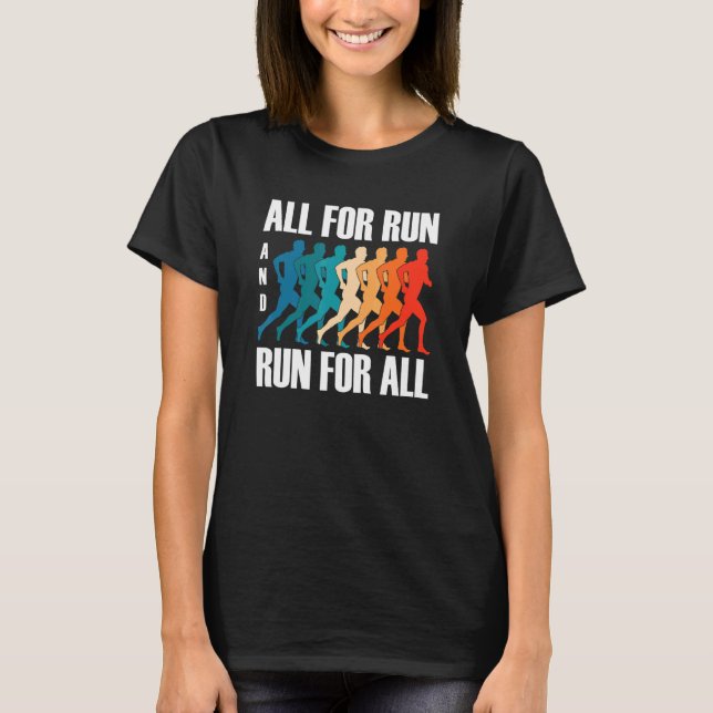 T-shirt Aimer exécuter un devis Motivationnel Exécuter 1 (Devant)