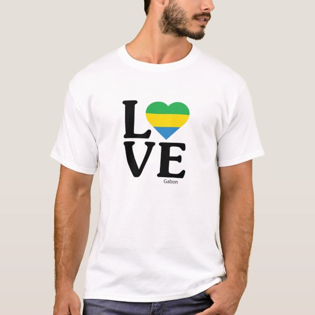 T-shirt Aimer Gabon (Devant)