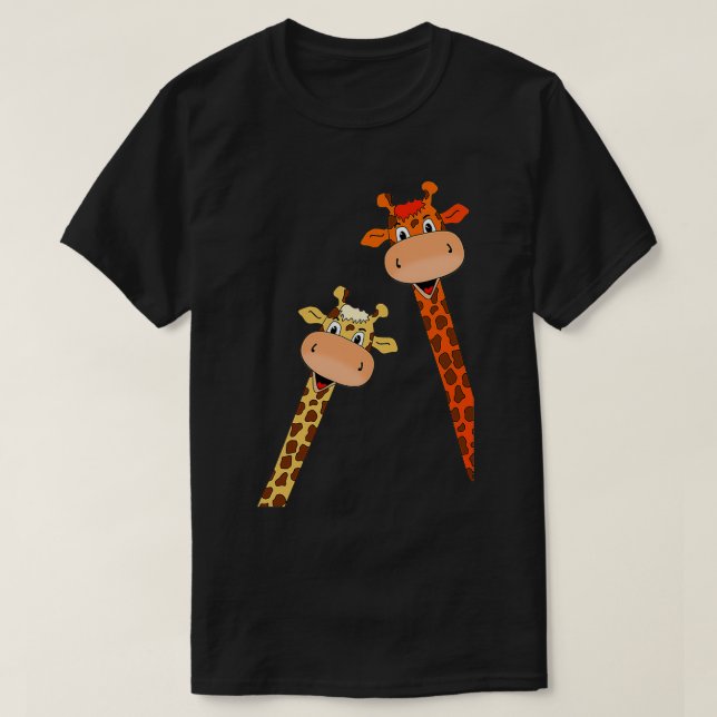 T-shirt Aimer Giraffes Giraffe Amateurs Giraffe (Design devant)