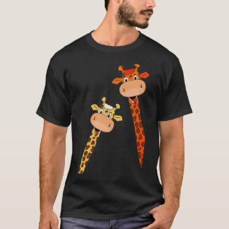 T-shirt Aimer Giraffes Giraffe Amateurs Giraffe