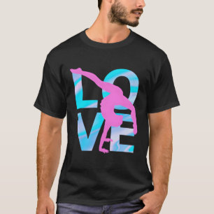 T-shirt Aimer Gymnastique Gymnaste Turns Flips Top